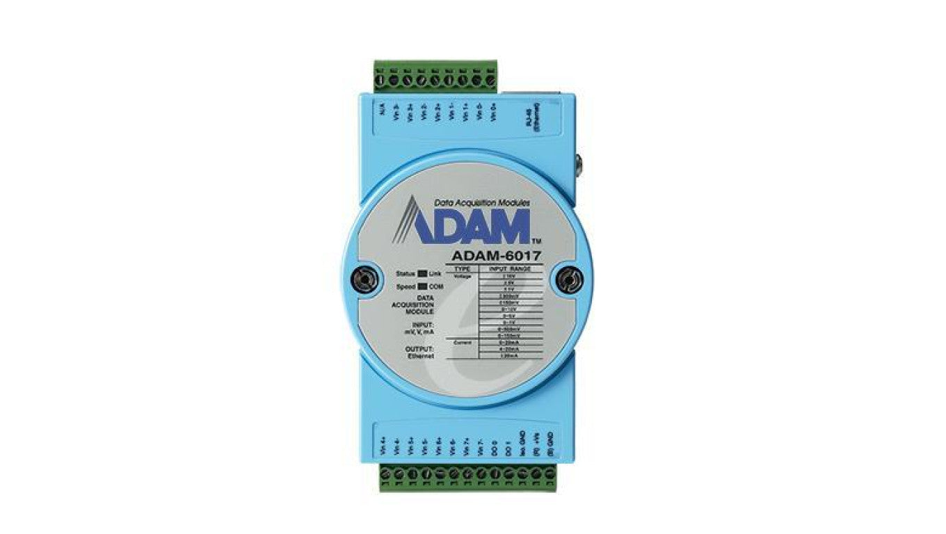 8AI/2DO IoT Modbus/SNMP/MQTT Ethernet Remote I/O ADAM-6017-D