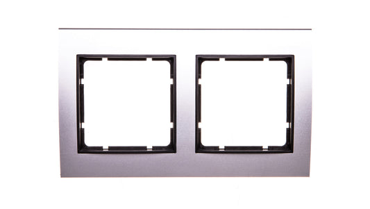 Berker B.3 Ramka aluminium/antracyt podwójna 10123004