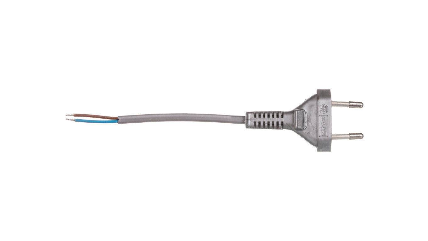 Przewód przyłączeniowy bez wyłącznika 190cm srebrny SP-190/2X0,5/-SRB YNS10000439