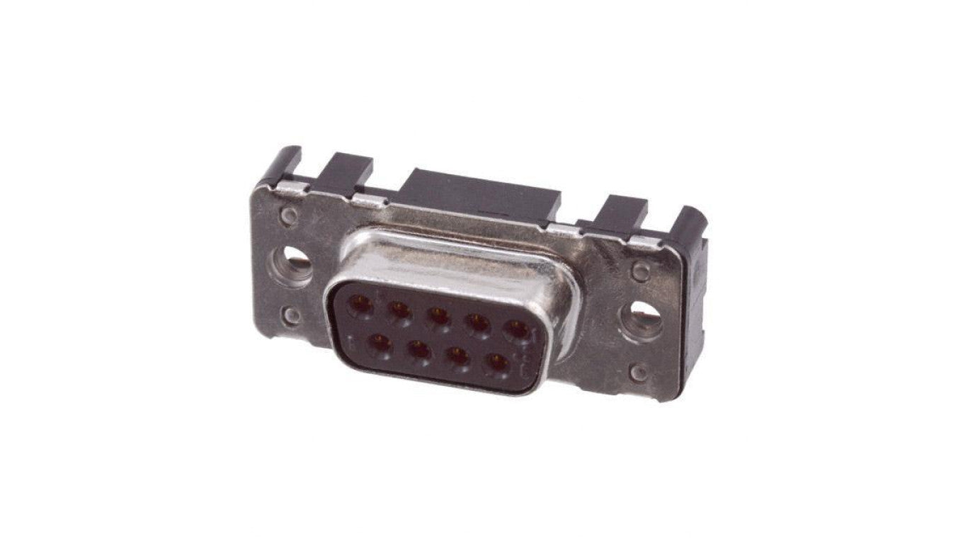 D-Sub PIN: 9 gniazdo żeńskie proste THT UNC 4-40 09661116502
