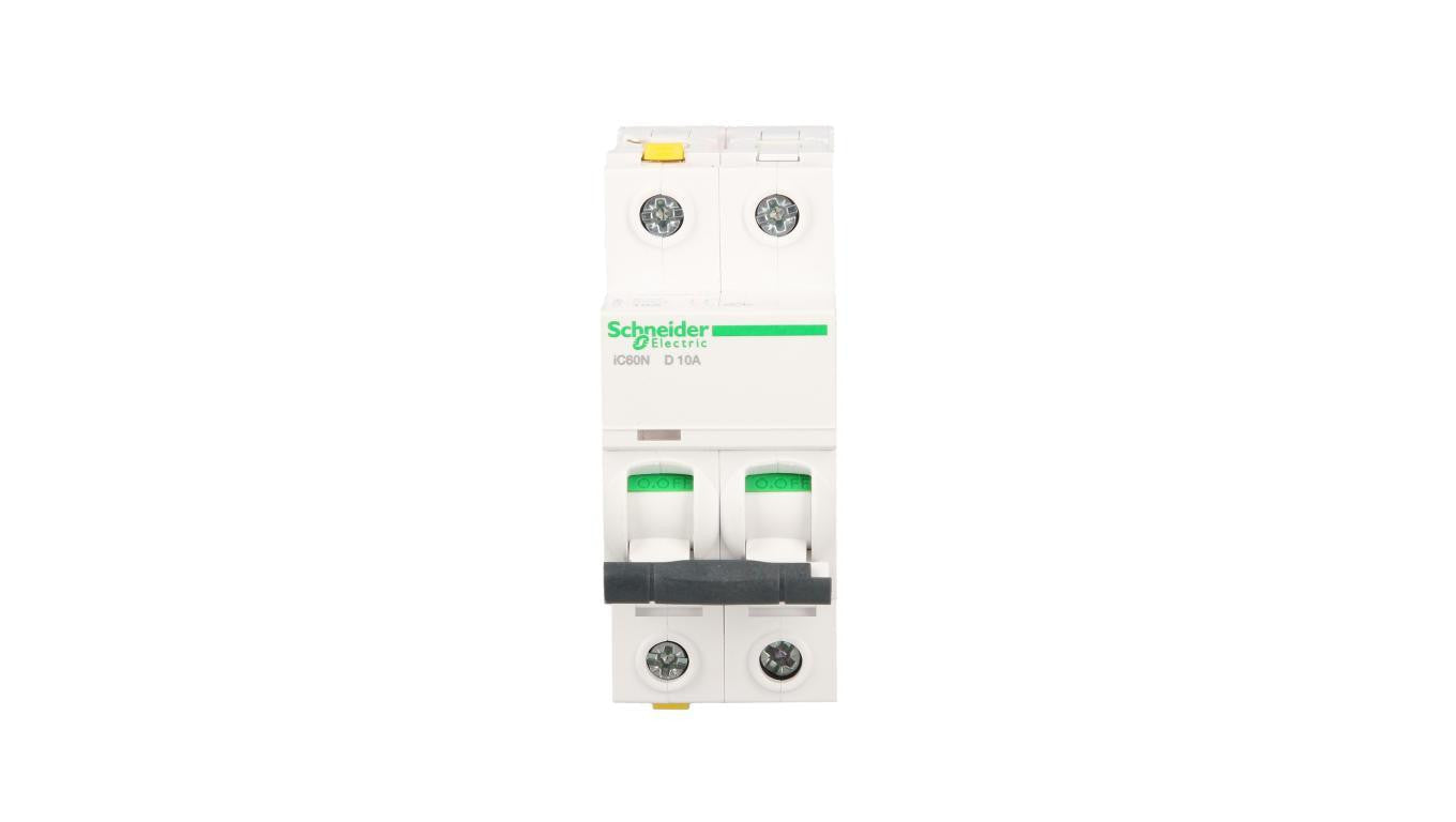 Wyłącznik nadprądowy 2P D 10A 6kA AC iC60N-D10-2 Acti9 A9F05210