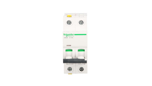 Wyłącznik nadprądowy 2P D 10A 6kA AC iC60N-D10-2 Acti9 A9F05210