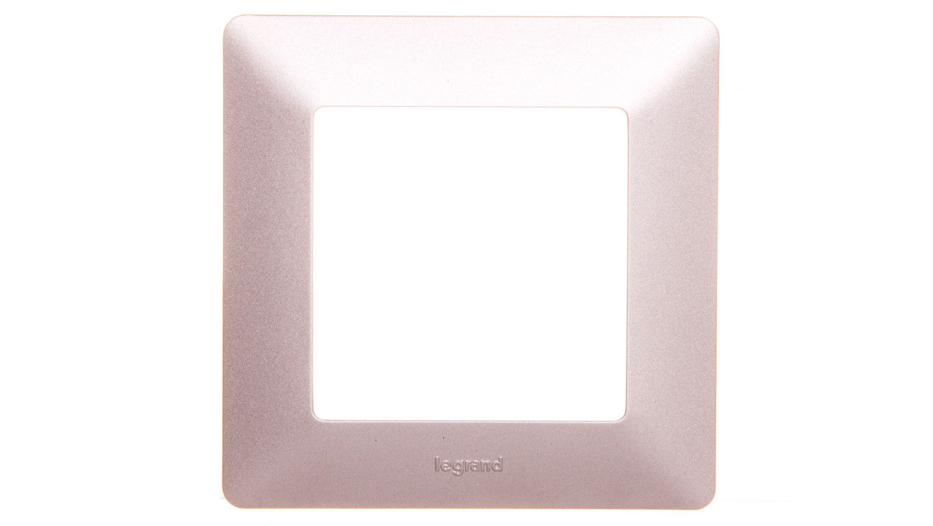 VALENA LIFE Ramka pojedyncza aluminium 754131