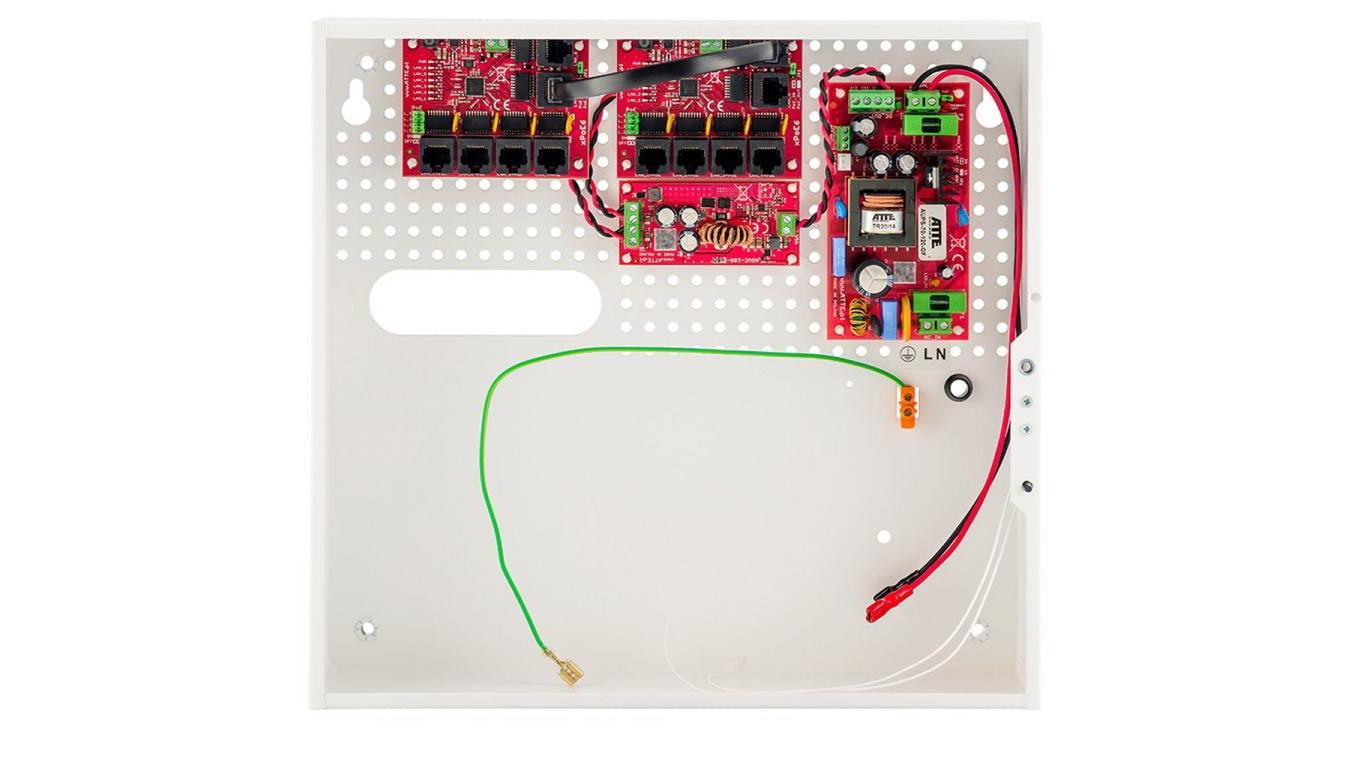 SWITCH POE 9-PORTOWY Z ZASILANIEM BUFOROWYM ATTE IPUPS-9-11-F