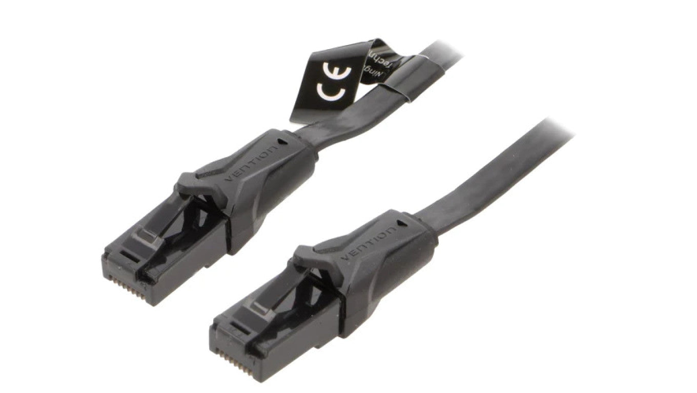 Patch cord U/UTP 6 Cu PVC czarny 15m RJ45 wtyk,z obu stron IBABN