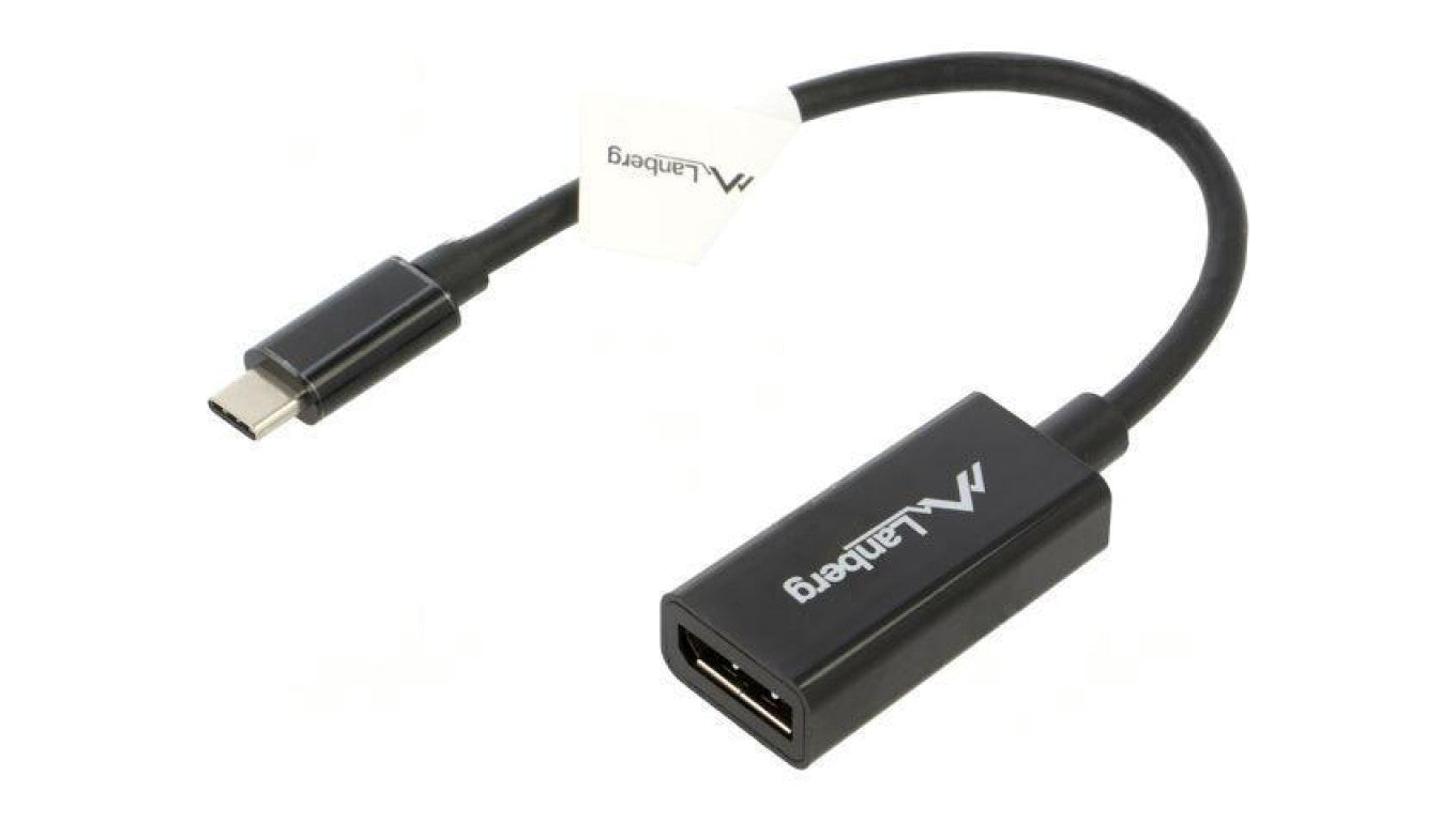 Adapter USB 3.1 DisplayPort gniazdo,USB C wtyk niklowany AD-UC-DP-01