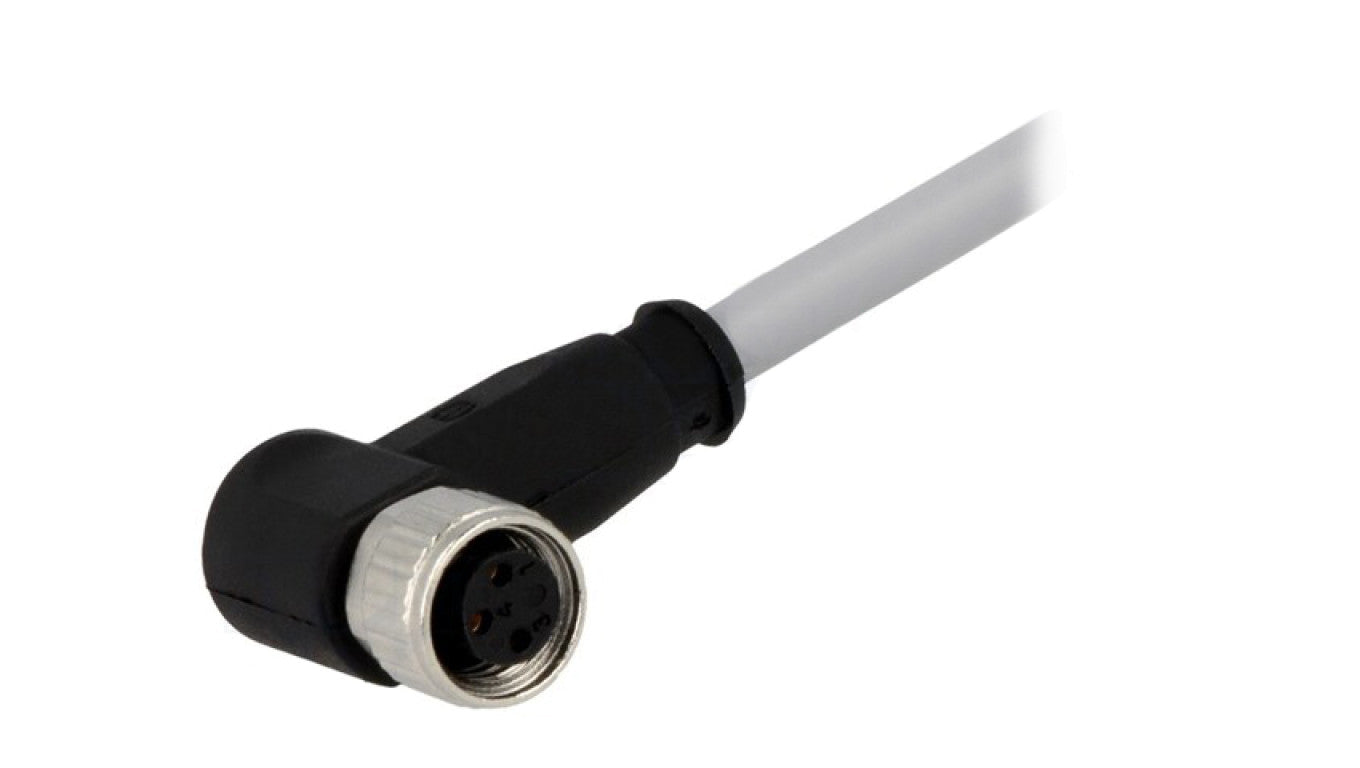 Złącze M8 żeńskie kątowe 5m 3-PIN 21348300380050