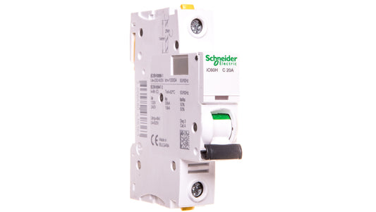 Wyłącznik nadprądowy 1P C 20A 10kA AC iC60H-C20 Acti9 A9F07120