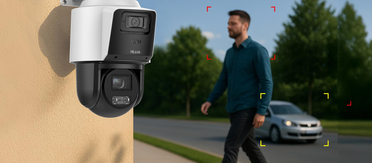 Kamera IP Hilook PTZ-D4-Pro dualna 8MP (4MP + 4MP) 4x zoom optyczny