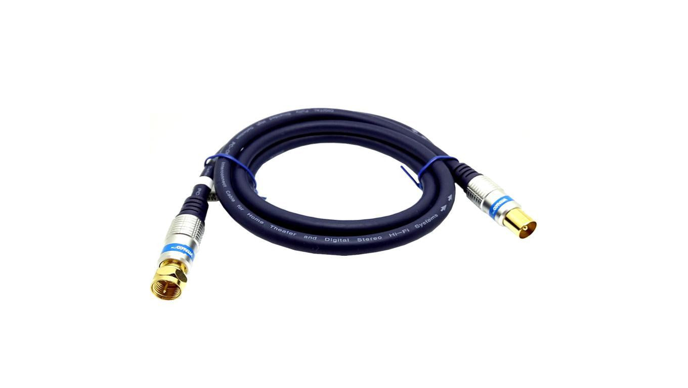 VITALCO AK60 Kabel antenowy SAT TV F (wtyk) / IEC (wtyk) 5m