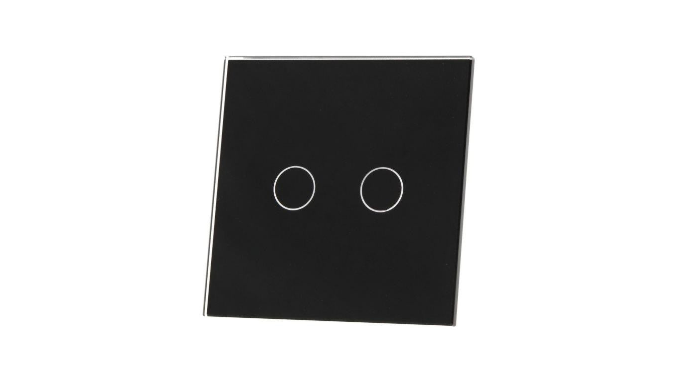 Livolo CZARNY PANEL SZKLANY 702-62