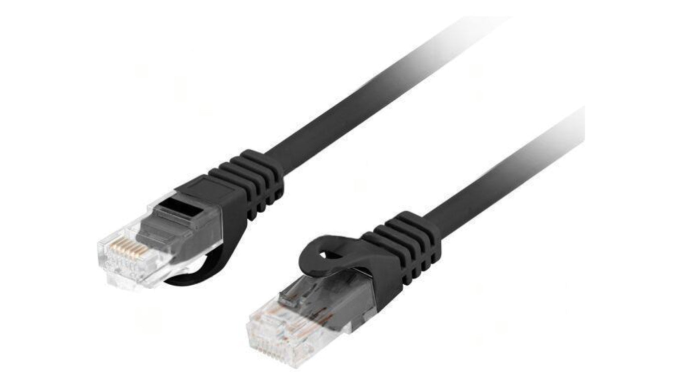 Patch cord U/UTP Cat: 6 RJ45 wtyk z obu stron linka Cu 20m PCU6-10CU-2000-BK