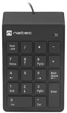 Klawiatura numeryczna Natec Goby 2 USB czarna