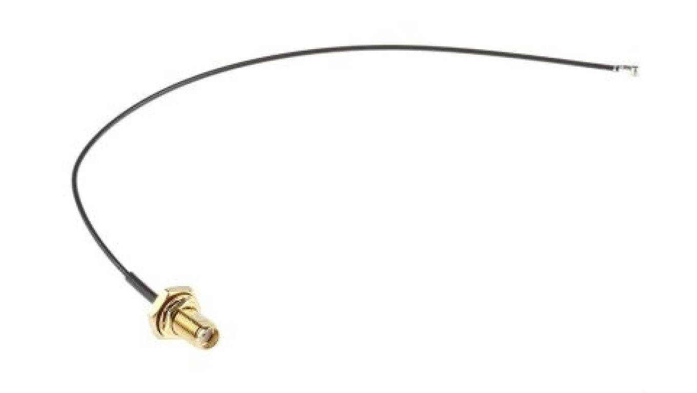 Kabel koncentryczny, RF, Czarny Gniazdo SMA Żeńskie U.FL 200mm, RS PRO Z zakończeniem