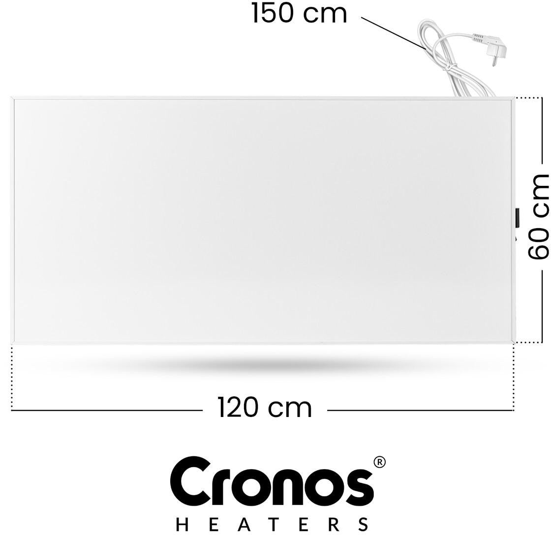 Panel grzewczy IR CRONOS Synthelith PRO CRP-770TWP White