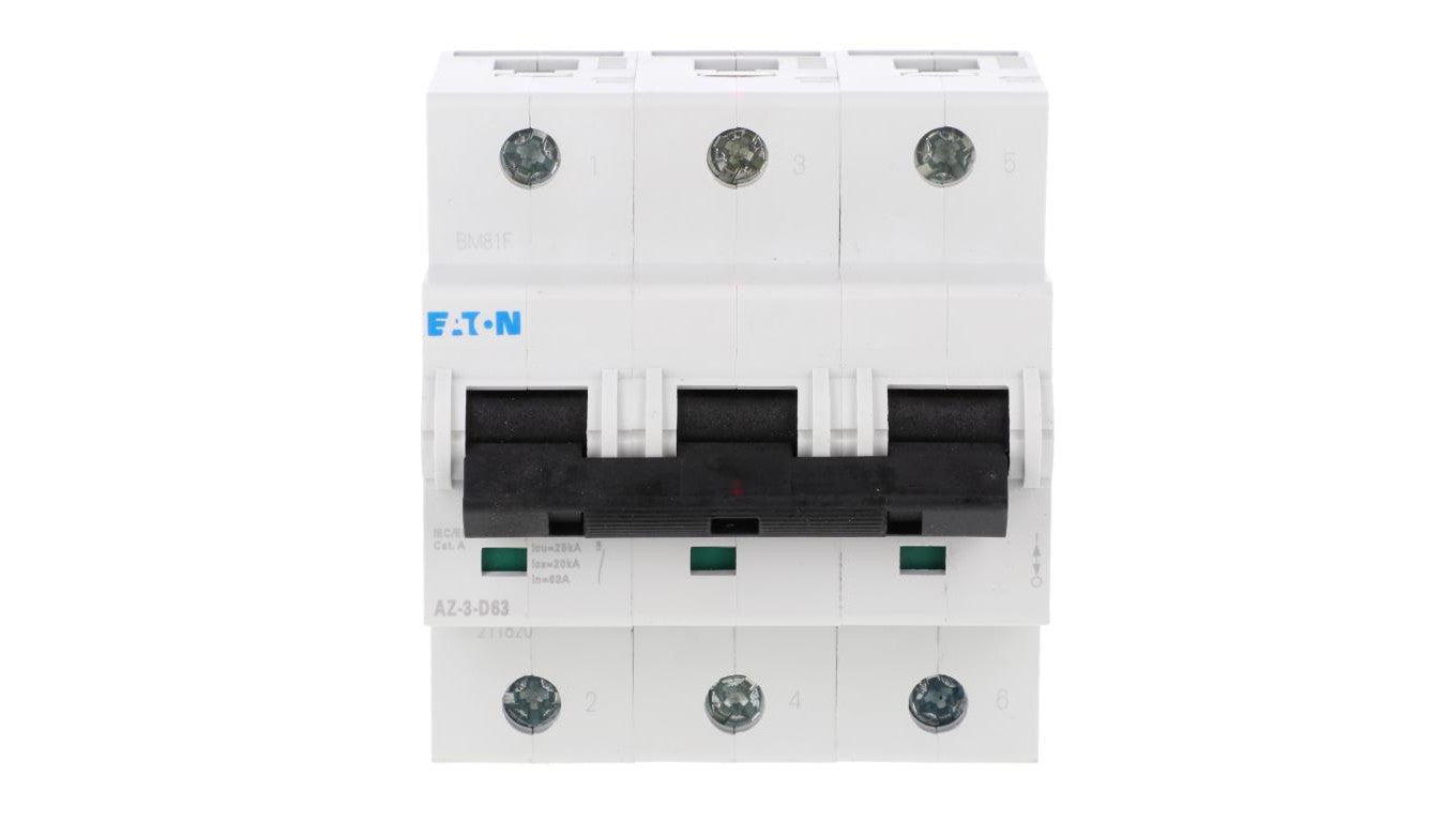 Wyłącznik nadprądowy 3P D 63A 25kA AC AZ-3-D63 211820