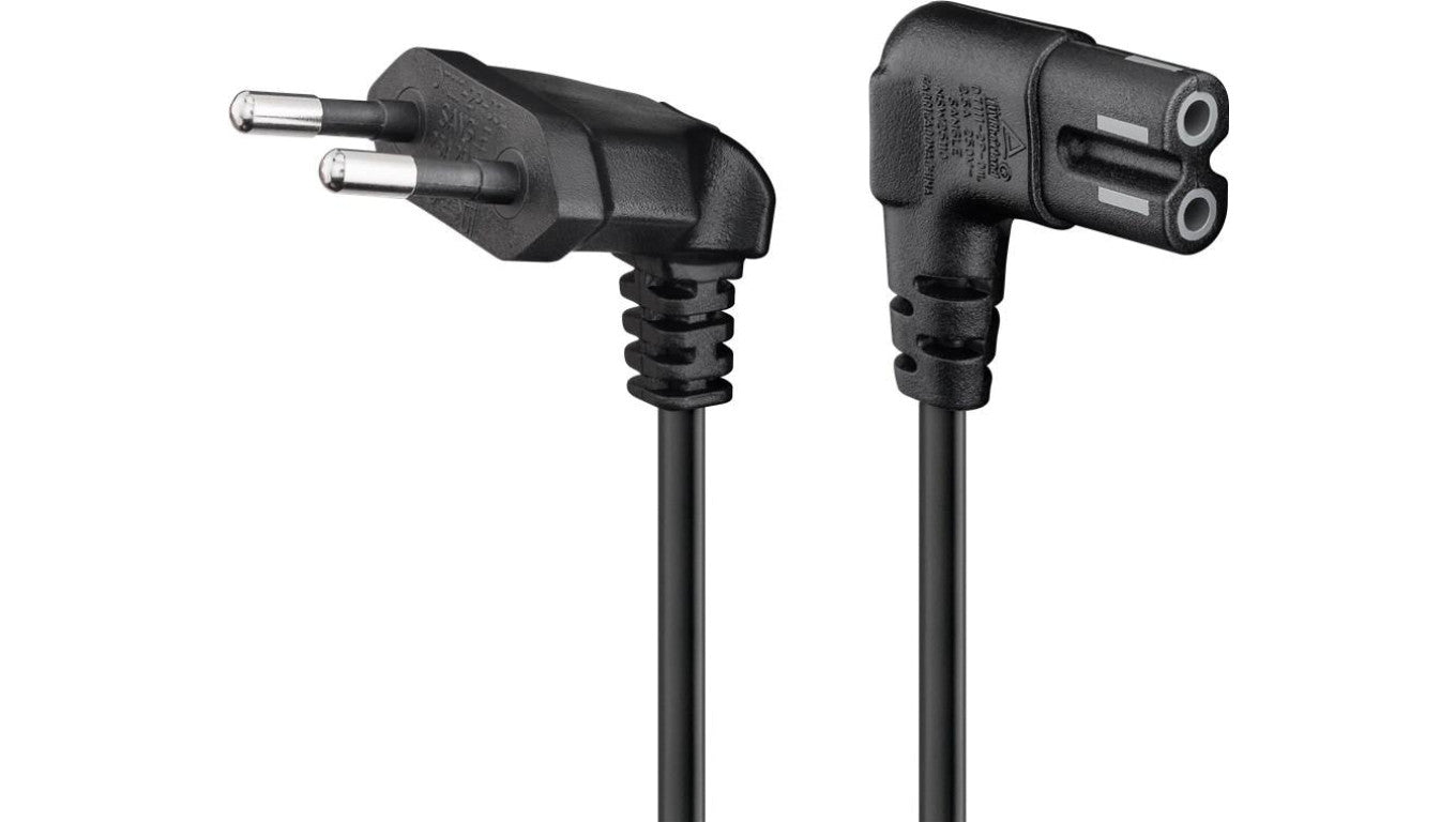 Kabel przyłączeniowy Euro, 1,5 m, czarny - Długość kabla 1.5 m