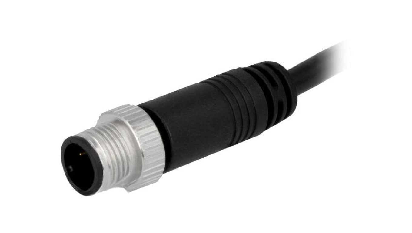 Złącze M12, męskie, PIN:3, wtyk, proste, 250V M12A-03BMMM-SL8D01