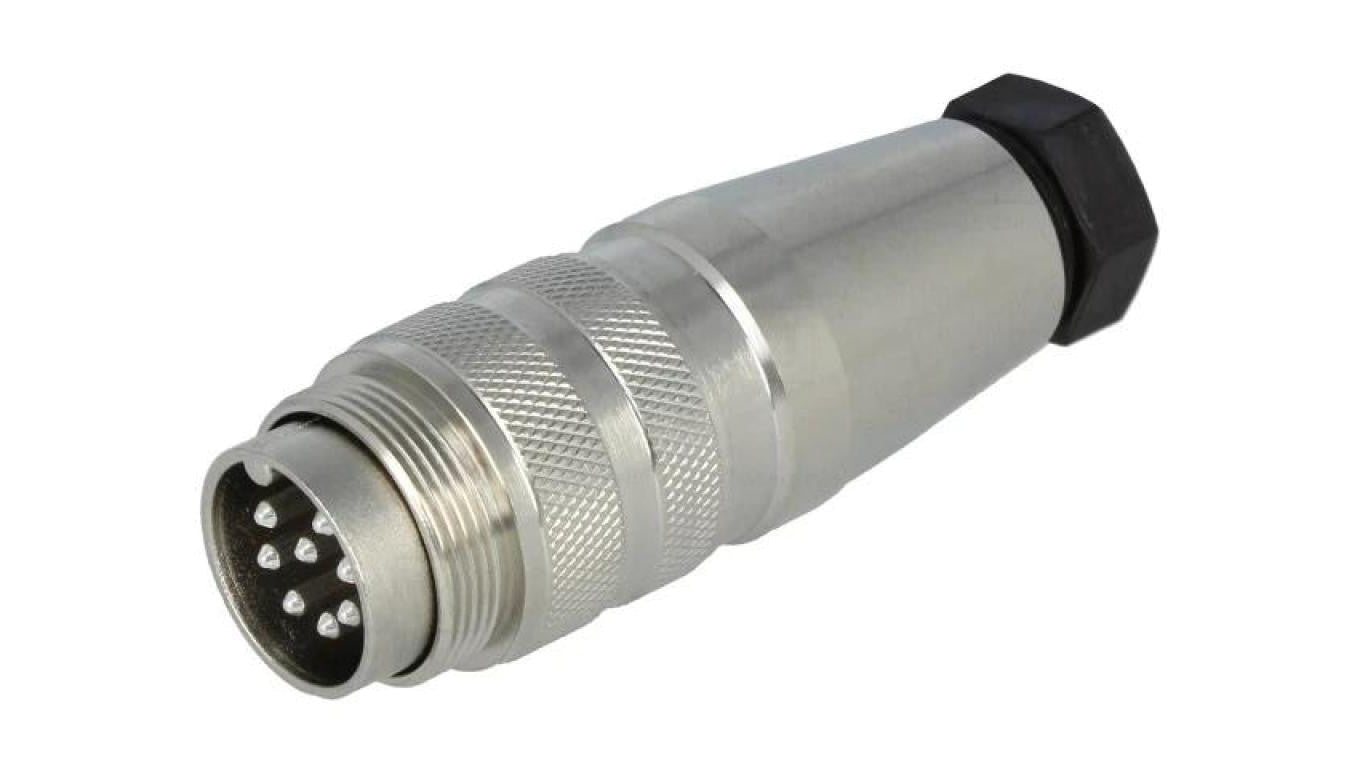 Złącze M16 wtyk męski lutowanie na przewód 8-PIN 3A 300V C09131H0081002U