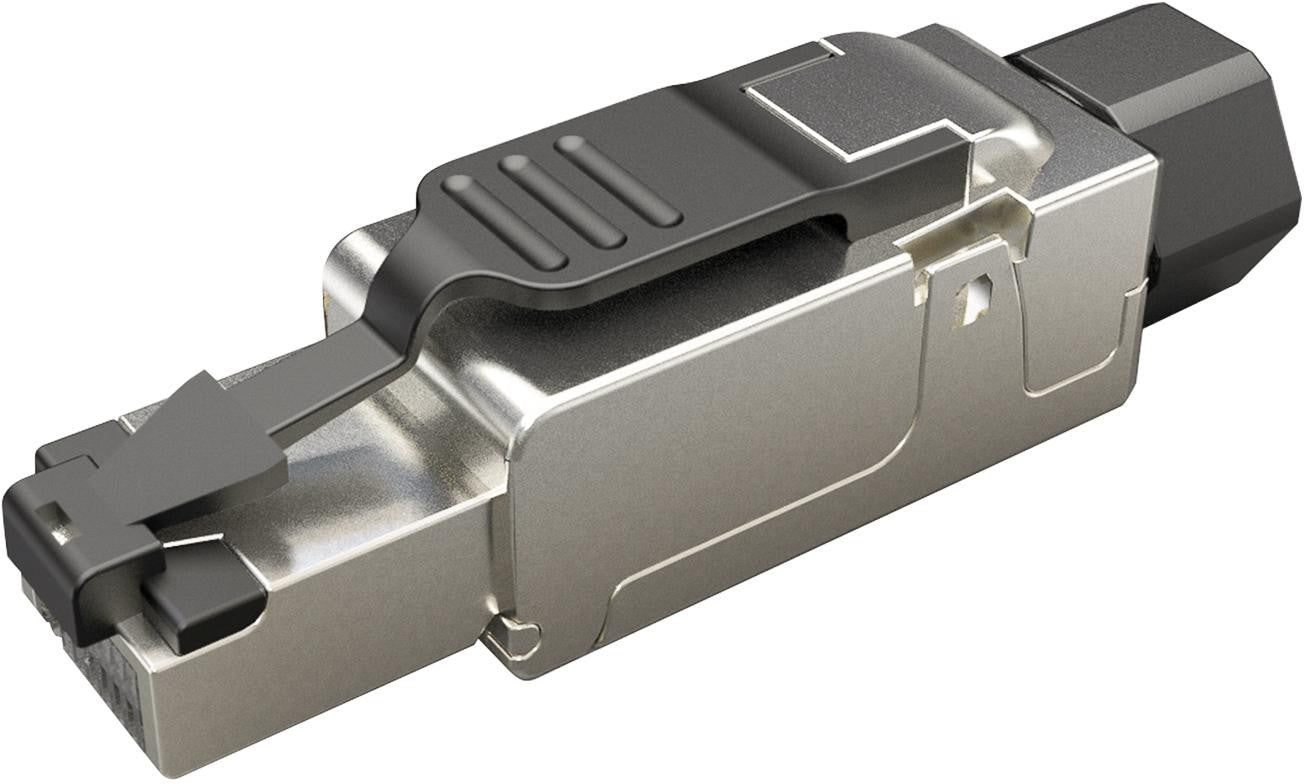 WTYK MODULARNY KONEKTOR PRZEMYSŁOWY SAMOZACISKOWY SOLARIX RJ45 CAT.6A STP 8P8C 1szt