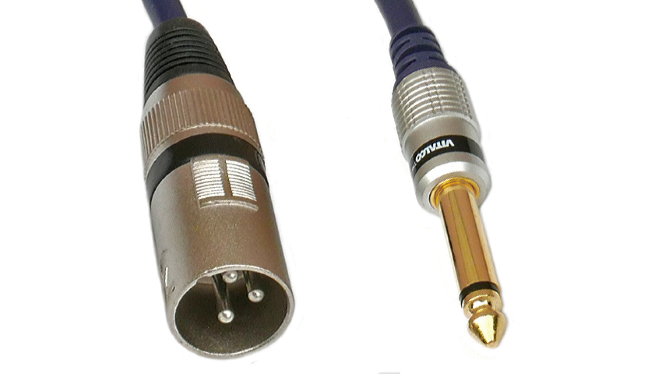 Kabel przyłącze wtyk XLR / wtyk Jack 6,3 mono MK34 7,5m