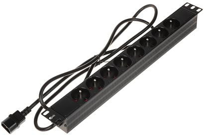 Listwa zasilająca 8 gniazd PD-8/R/IEC-N