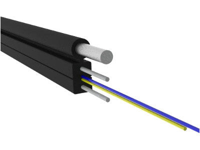 KABEL ŚWIATŁOWODOWY FLAT Z-XOTKtsdp SM 24x9/125 2T12F ITU-T G.652D 1.2kN