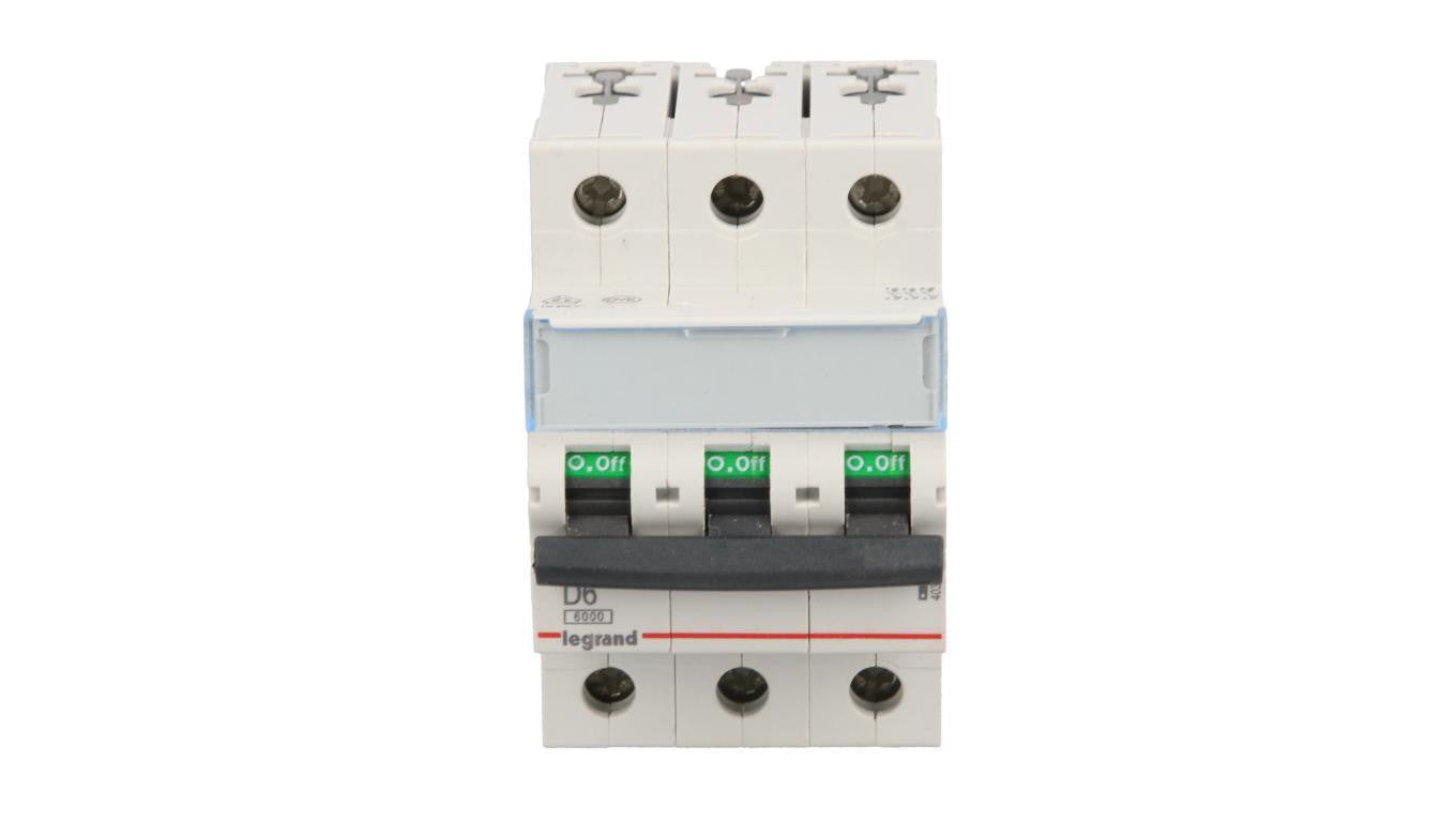 Wyłącznik nadprądowy 3P D 6A 6kA AC S303 TX3 403751