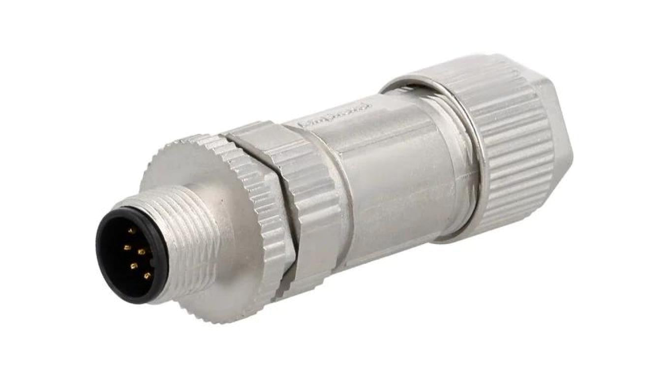 Wtyk M12 8-PIN męski kod A-DeviceNet / CANopen na przewód MSAS-08BMMB-SL7001