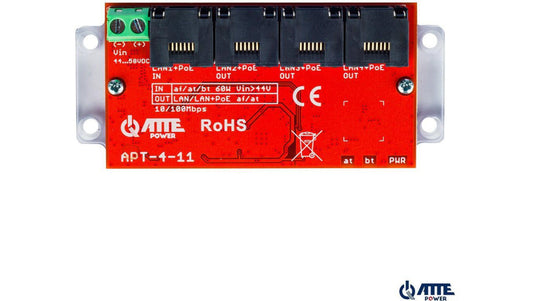 ATTE APT-4-11 Switch PoE 4 portowy 10/100Mbps, extender
