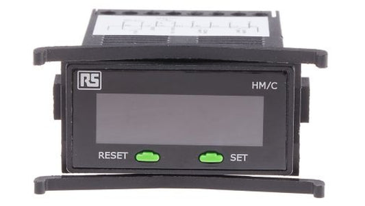 Licznik godzin, minut, sekund LCD 7-cyfrowy 9 → 30 V DC RS PRO