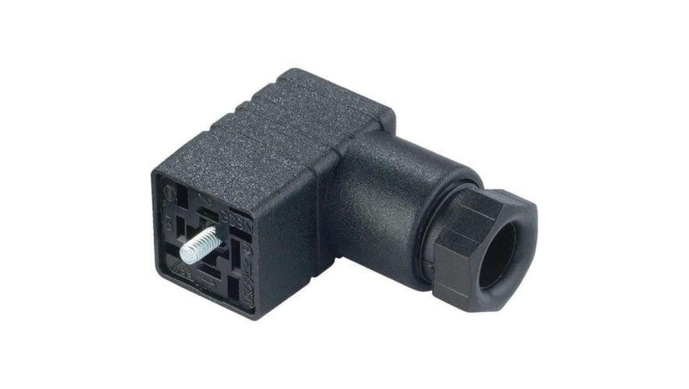 Gniazdo kablowe zaworowe typ C zgodnie z DIN EN 175 301-803-C 3 + PE PG 7 250 VAC/DC GDSN 307 schwarz