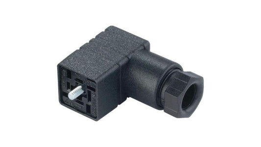 Gniazdo kablowe zaworowe typ C zgodnie z DIN EN 175 301-803-C 3 + PE PG 7 250 VAC/DC GDSN 307 schwarz