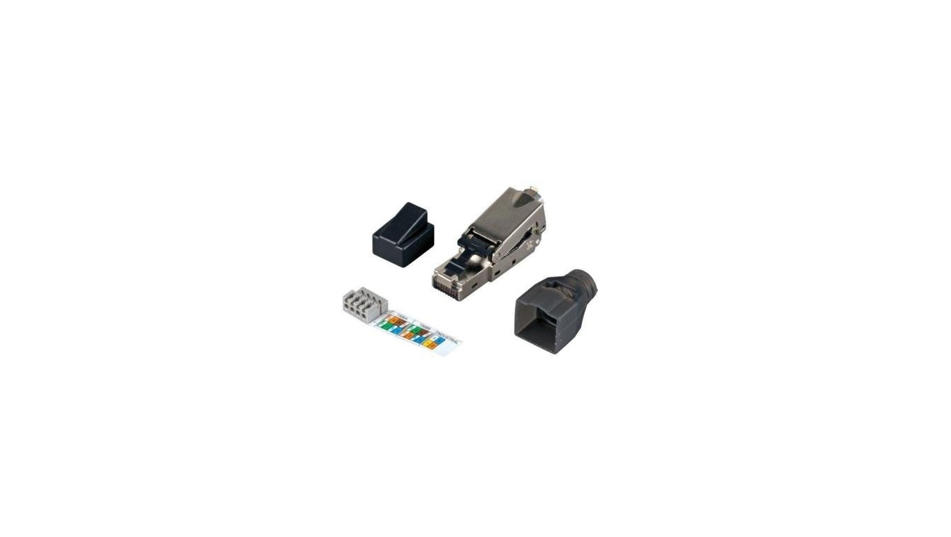 Wtyk beznarzędziowy RJ45 STP kat.6 samozaciskowy
