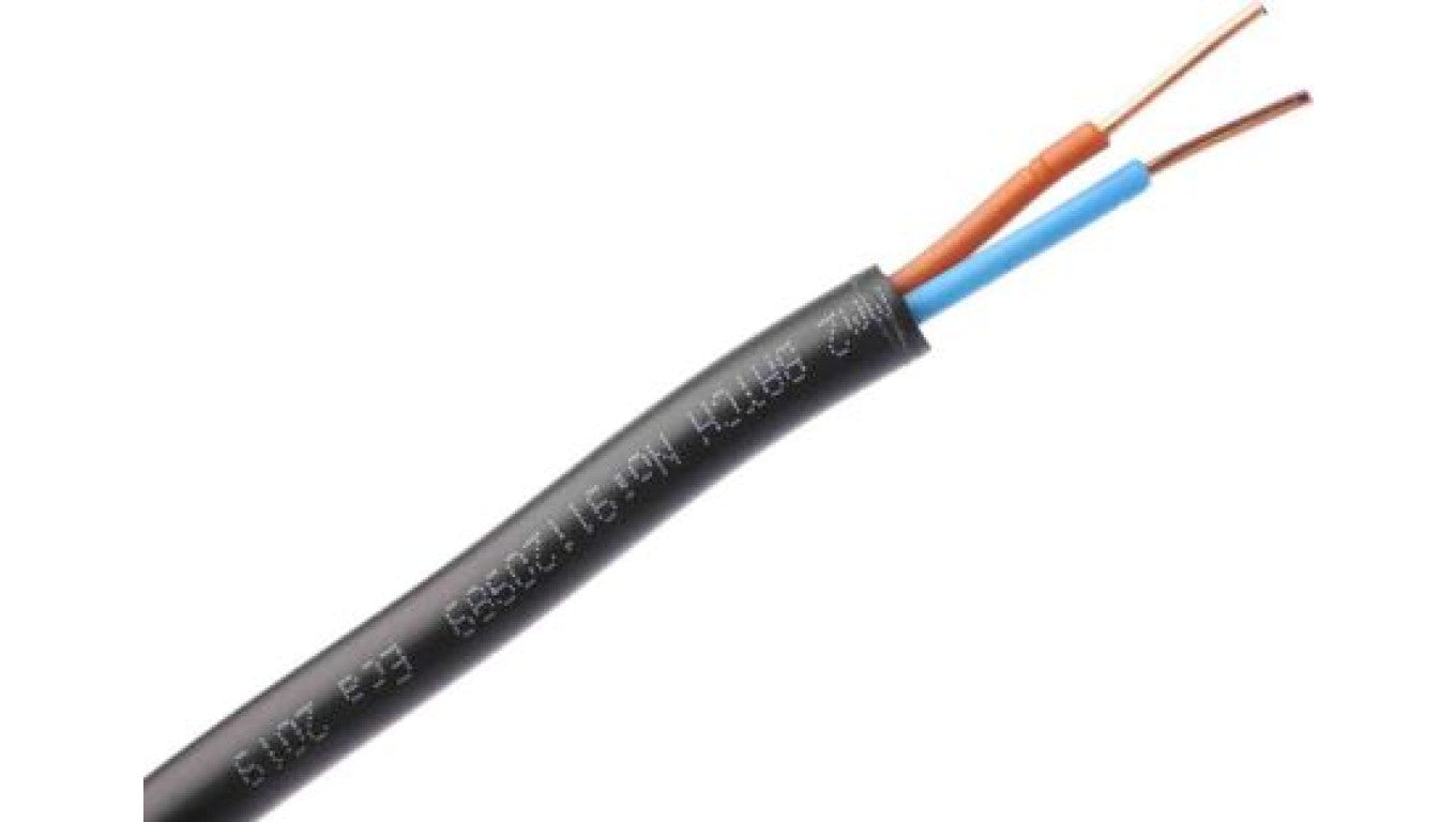 Wielożyłowy kabel przemysłowy Nieekranowany 2 1,5 mm² 24 A 600 V Polichlorek winylu PVC 10.5mm 100m RS PRO