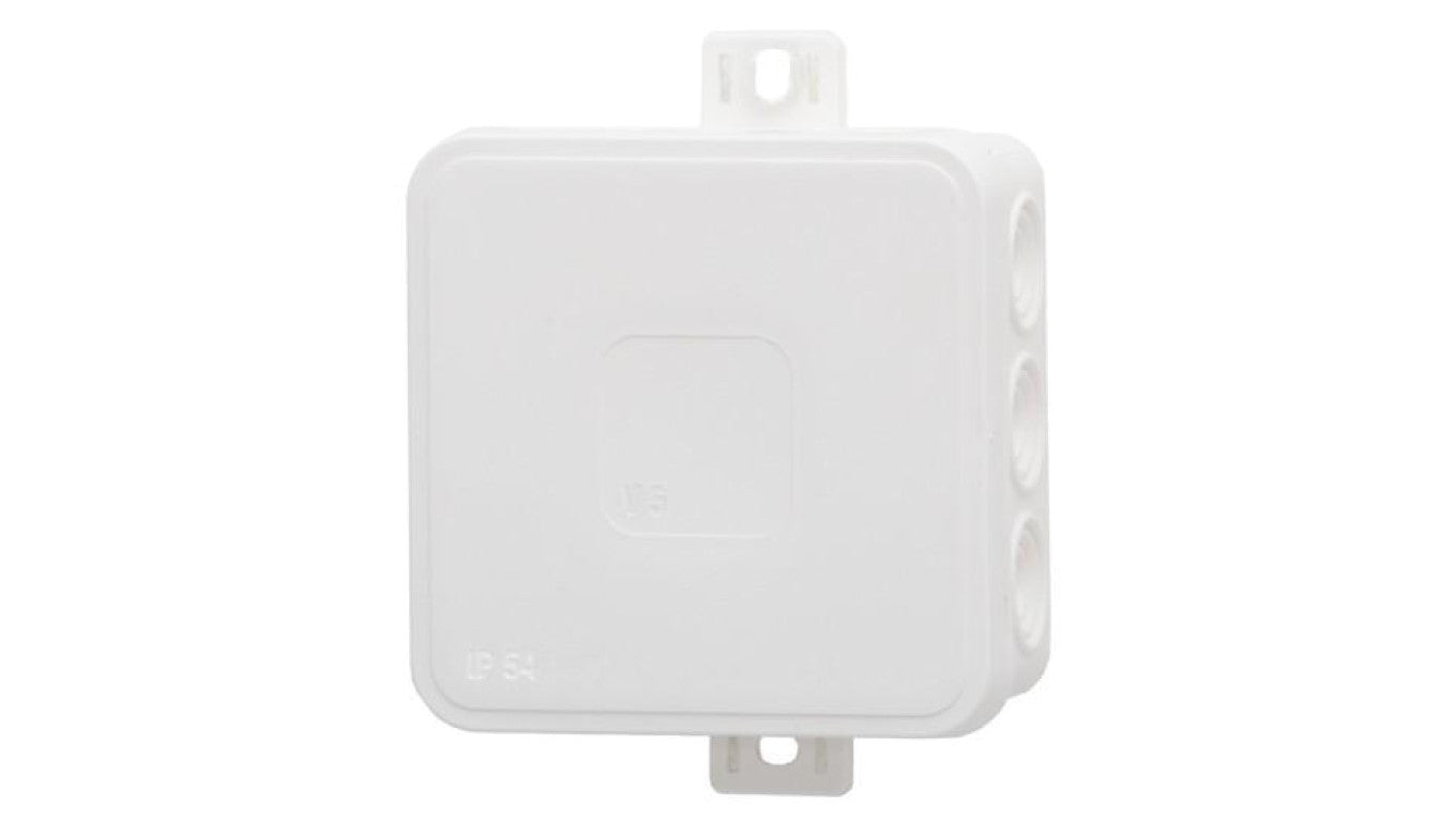 Puszka hermetyczna V7, termoplast 100x100x41 IP54, biała - klik, 12 osłabień