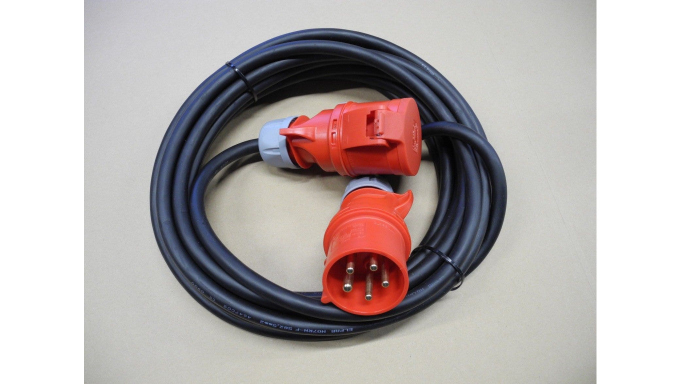 Kabel przedłużacz siłowy 16A/16A 2m 5x2,5 211202