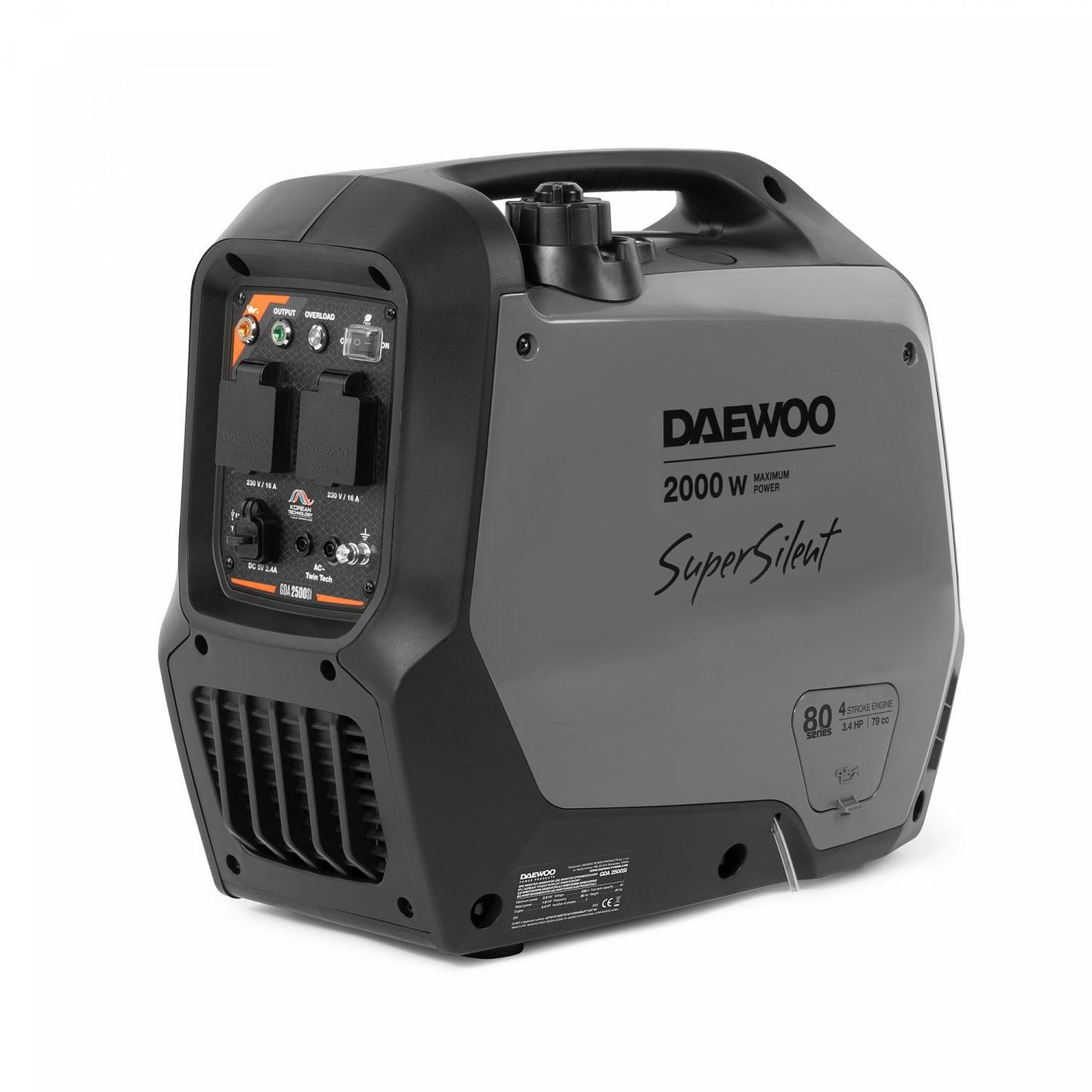 AGREGAT PRĄDOTWÓRCZY INWERTOROWY SUPER SILENT DAEWOO GDA 2500Si 2.0kW