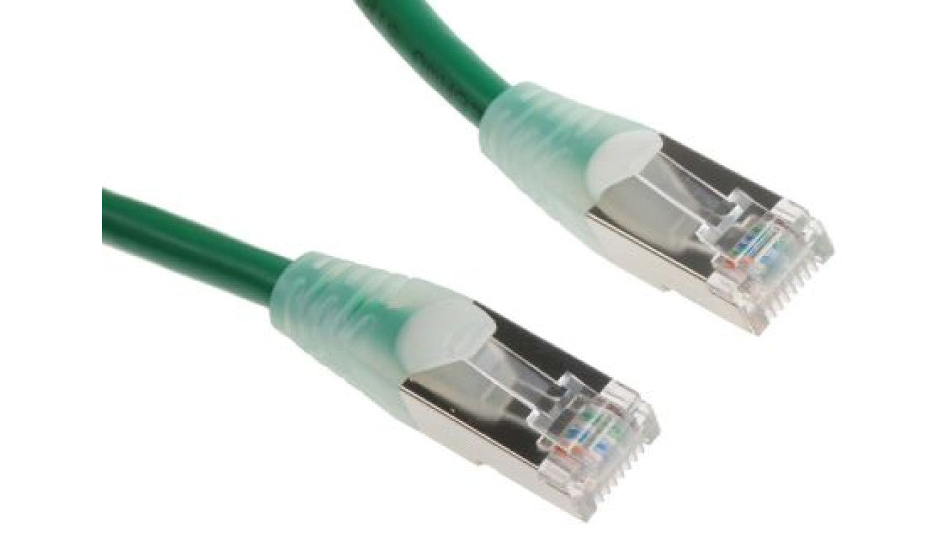 Kabel kat. 5e F/UTP Zielony 2m