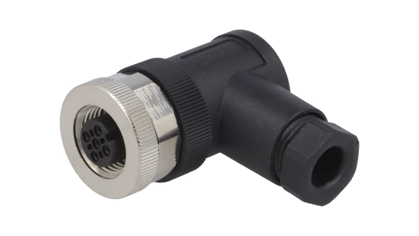 Wtyk M12 3-pin żeńskie kod A-DeviceNet CANopen na przewód T4112001031-000