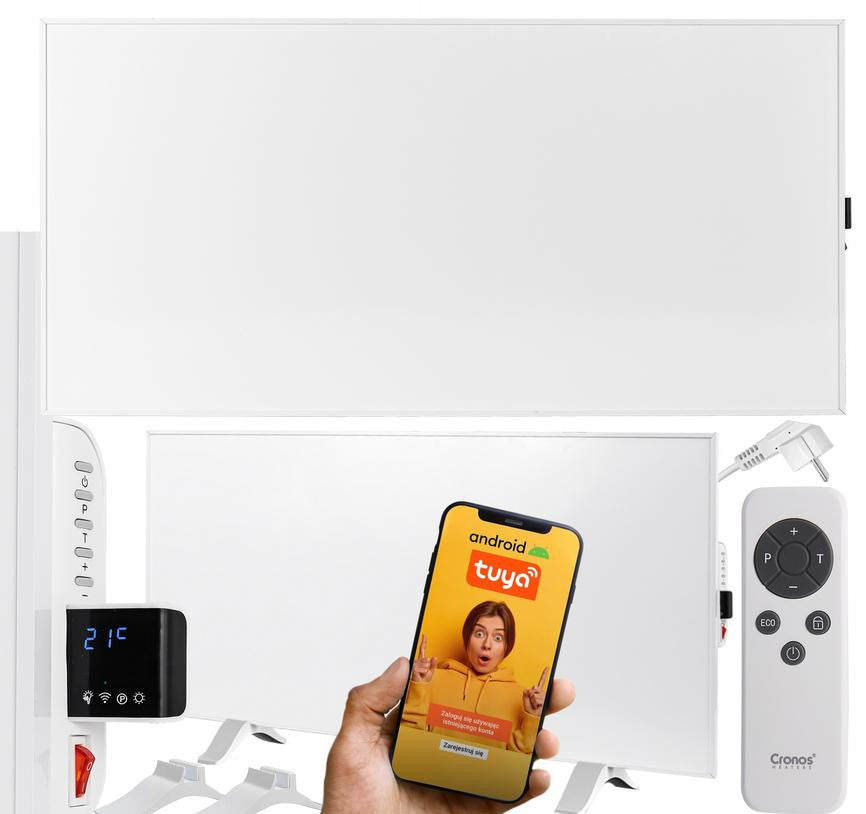 Panel grzewczy IR CRONOS Synthelith PRO CRP-770TWP White
