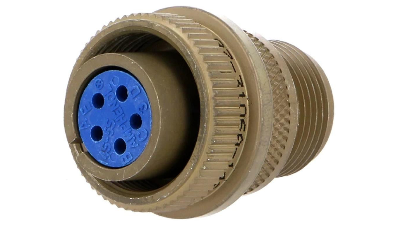 Złącze okrągłe rozmiar 14S 97 stop aluminium 97-3106A-14S-5S