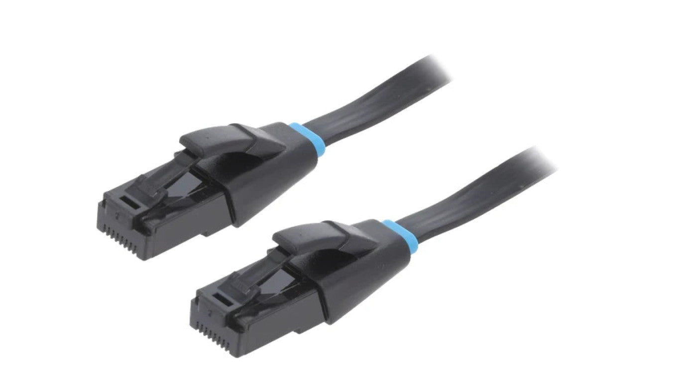 Patch cord U/UTP 6 linka OFC PVC czarny 20m 32AWG IBJBQ