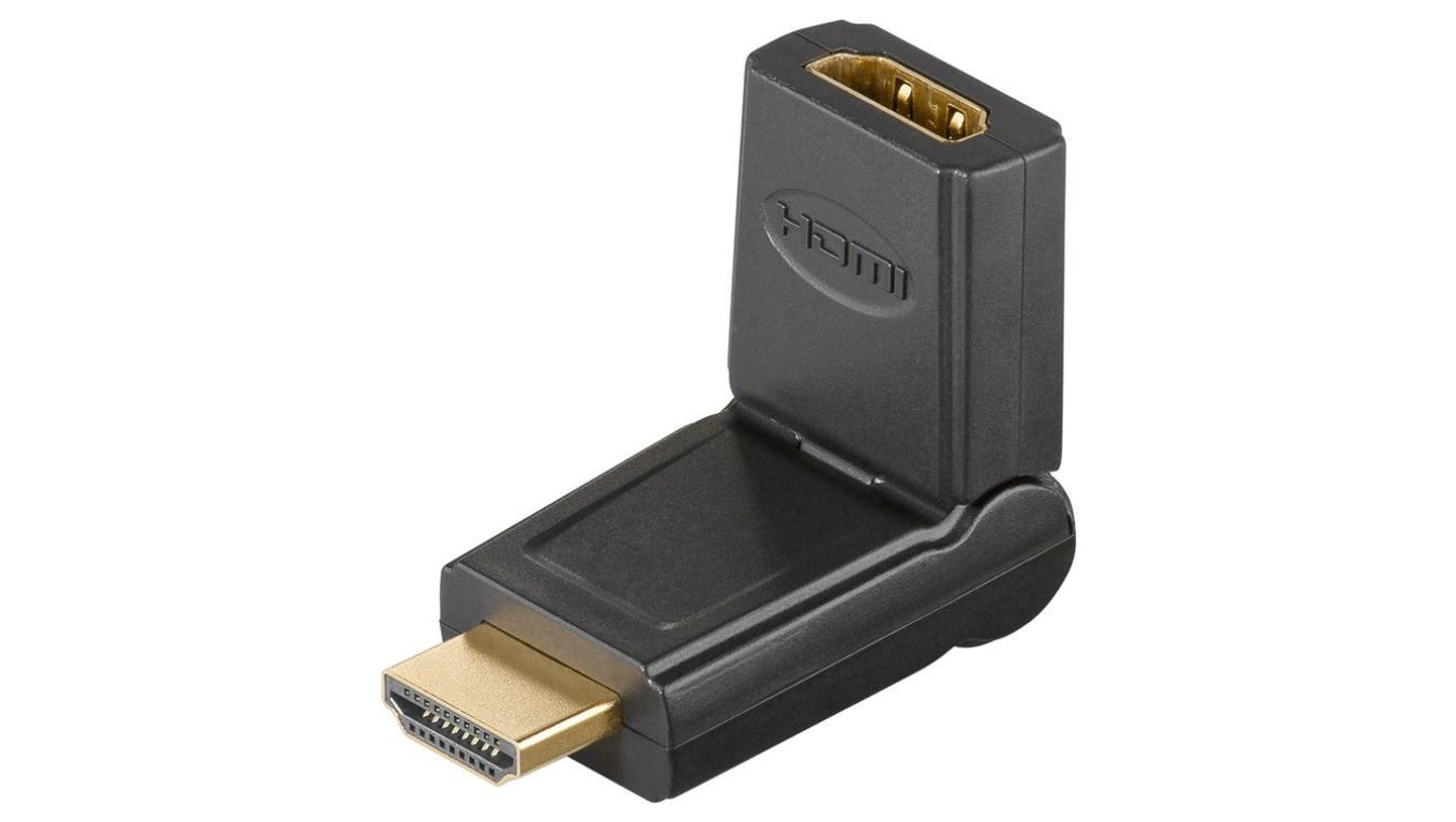 Adapter HDMI™ 180, pozłacany - Zużycie Jednostka 1 szt. w torebce plastikowej