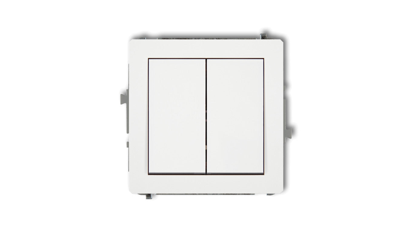 DECO Mechanizm łącznika świecznikowego, biały mat 25DWP-2