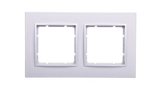 Berker B.7 Ramka podwójna aluminium mat 10126424