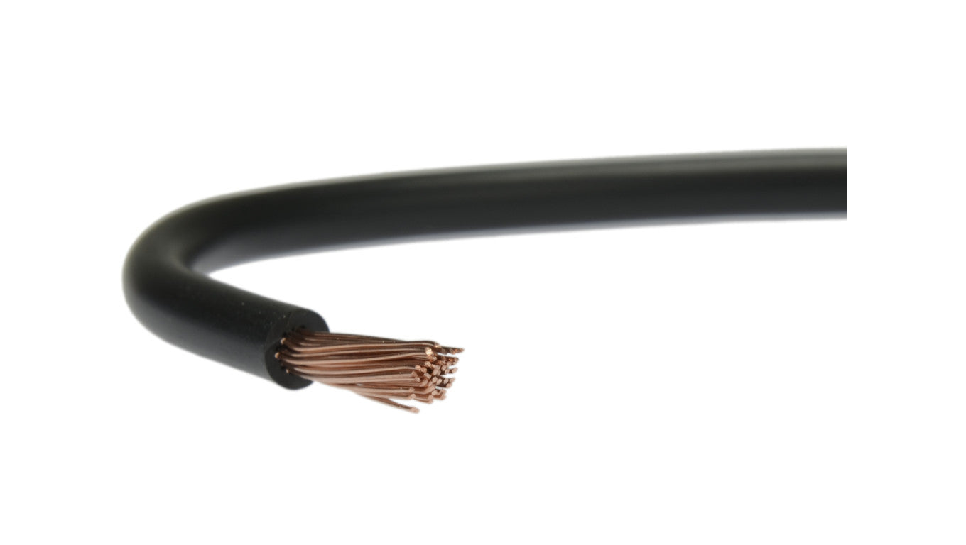 Przewód instalacyjny H07V-K / LgY 6 750V czarny linka giętka Elektrokabel /100m/