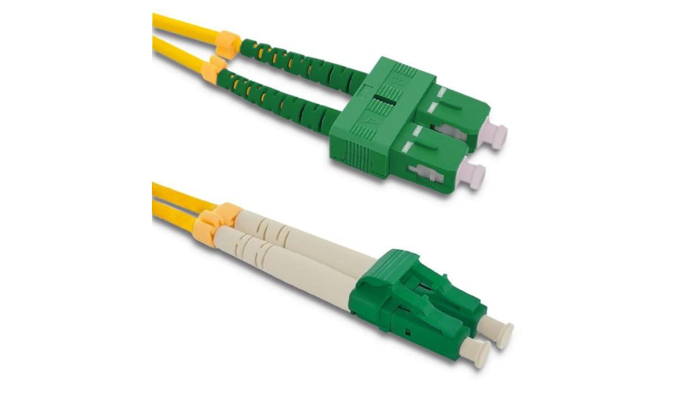 Qoltec Patchcord światłowodowy SC/APC - LC/APC Singlemode 9/125 G652D Duplex 3m