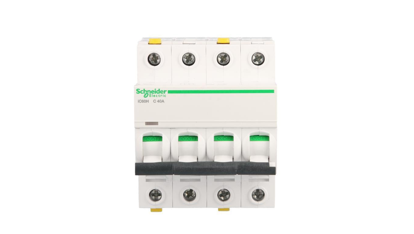 Wyłącznik nadprądowy 4P C 40A 10kA AC iC60H-C40-4 Acti9 A9F07440