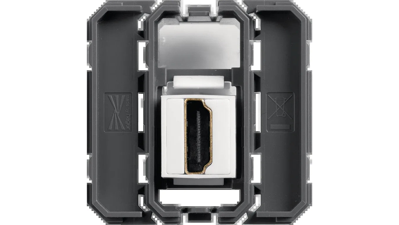 Lumina/Gallery gniazdo HDMI przelotowe mechanizm 2M/1M WXF633